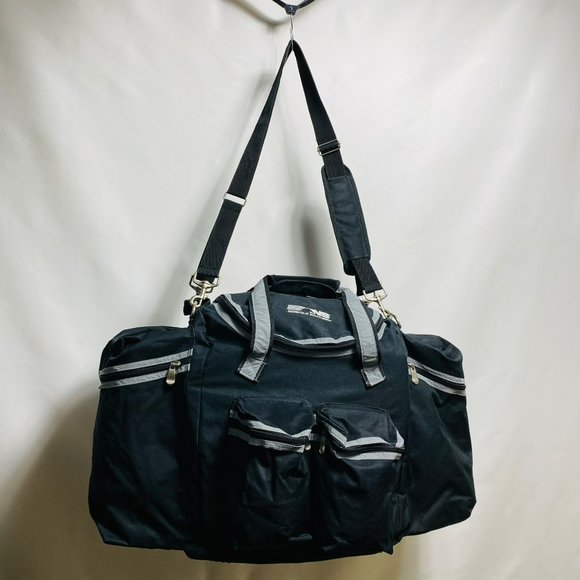 Fitness large bag black 30”x12”x12” With 8 different sizes pockets NEW - Picture 1 of 7